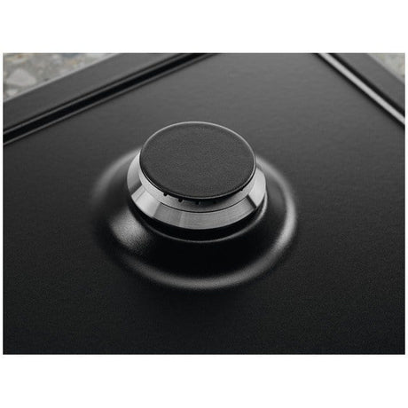 Electrolux Plita incorporabila Electrolux, Gaz, 4 arzatoare, Wok, Aprindere electica integrata, Gratare fonta, 60 cm, Negru