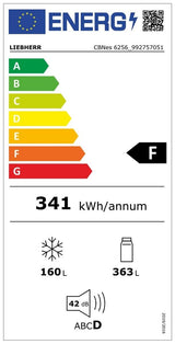 Liebherr Combina frigorifica, Gama: PremiumPlus, Clasa energetica: A++, Clasa climatica: SN-T, Culoare: inox, DuoCooling, Capacitate neta totala: 480, Capacitate neta racitor: 364, din care capacitate neta BioFresh: 69, Capacitate neta congelator: 116, Tip congela