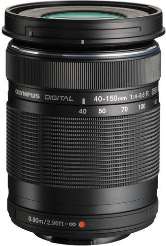 Obiectiv Olympus M.Zuiko 40-150mm f/4-5.6 R V335390BW000 | Micro 4/3, Negru