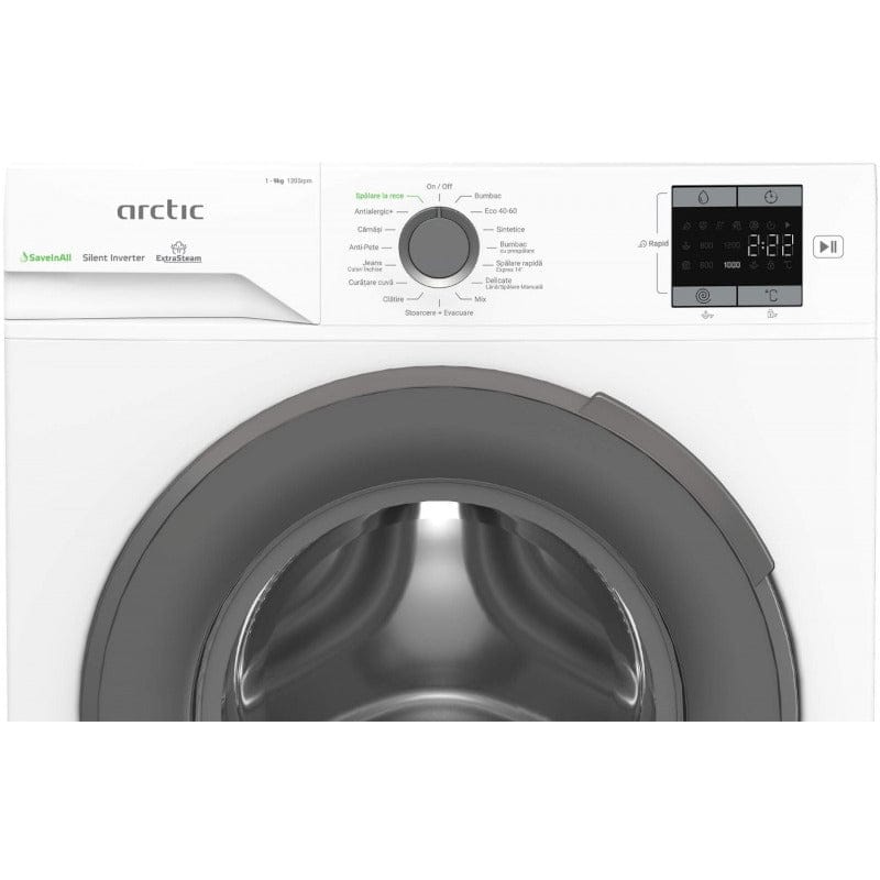 ARCTIC Masina de spalat rufe Masina de spalat rufe Arctic APLM1WFSU19210WG | 9kg, 1200RPM, 15 Programe, Alb