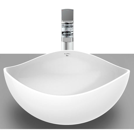 Roca Lavoar baie Lavoar Roca Ohtake A327A15000 | 37.5cm, Rotund Asimetric, Montare Blat, Alb