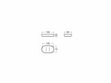 Roca Savoniera Roca, Gama Onda, montare pe blat, portelan, 150x90x25, alb
