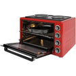 NobeLTek Kitchen Cuptor electric Cuptor Electric NobeLTek NLT FSOHP60R | 60L, 2000W, 2 Plite, Grill, Rosu