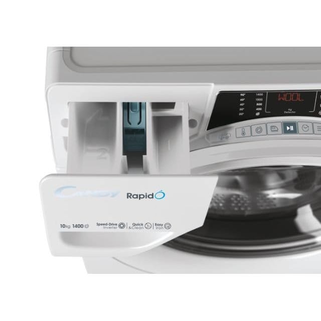 Candy Masina de spalat rufe Masina de spalat rufe Candy RO 14104DWMT/1-S | 10kg, 1400rpm, Clasa A, Alb, 60x58x85cm