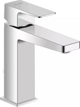 Duravit Baterie lavoar Duravit, Manhattan single lever bas. mixer M with pull-rod, monocomanda, marime M, cartus ceramic, set evacuare cu tija, crom