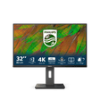 Philips Monitor Philips 31.5" 32B1N3800/00, Diagonal (inch): 31.5, Diagonal (cm): 80, Aspect ratio: 16:9, Panel: LCD VA, Resolution: 3840x2160, Refresh Rate: 60Hz, Response time GtG: 4ms, Brightness (max): 35