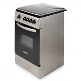 NobeLTek Cooking Aragaz Aragaz Nobeltek NLT 5601S/G1 | 50x60cm, Gaz, GPL+GN, Argintiu, 50x60x85cm