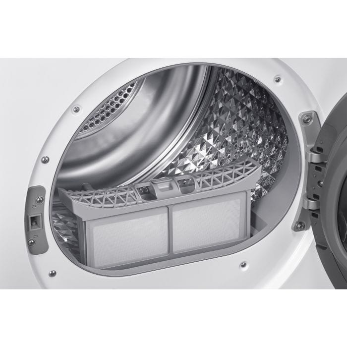 Samsung Uscator de rufe Uscator de rufe Samsung DV90DG52A0AHLE | 9kg, Pompa de caldura, Clasa C, WiFi, Alb, 60x60x85cm