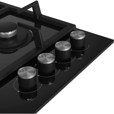Beko Plita pe gaz Plita pe gaz Beko HILW64225S | 60cm, 4 arzatoare, Wok, Sticla neagra
