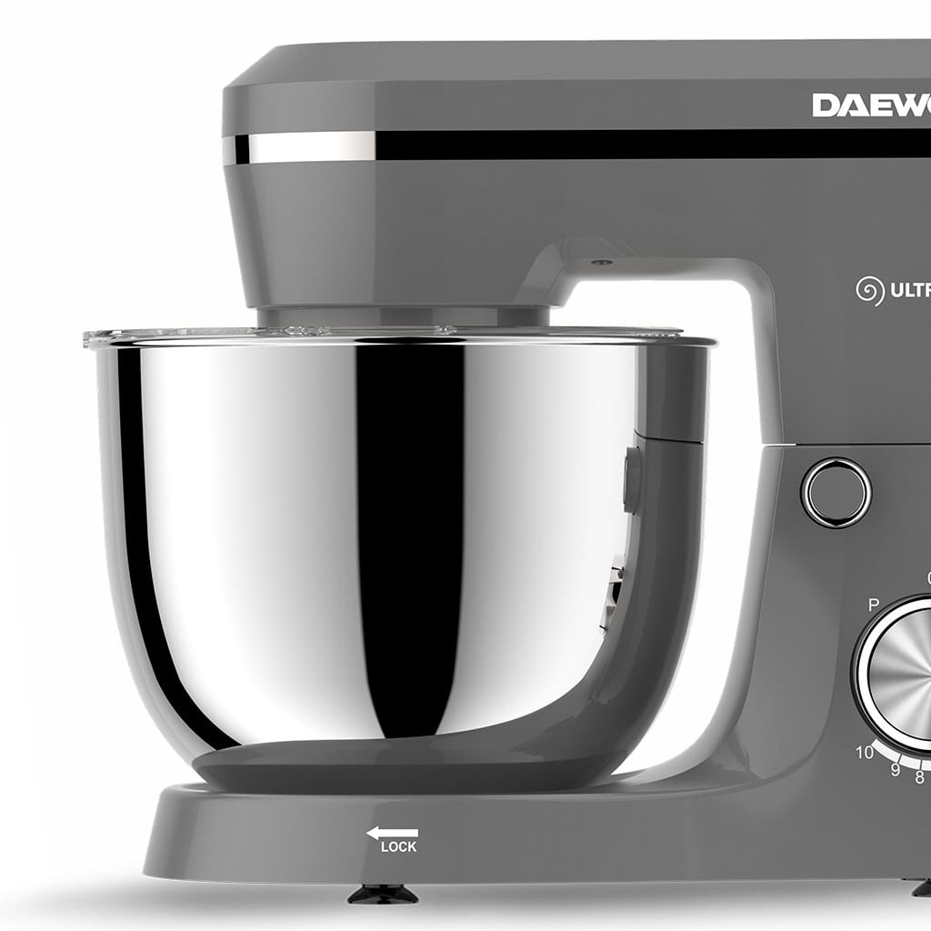 Daewoo SDA Mixer Mixer cu Bol Daewoo SDA DHM150G | 1600W, 10 Viteze, Bol 4.5L, Gri