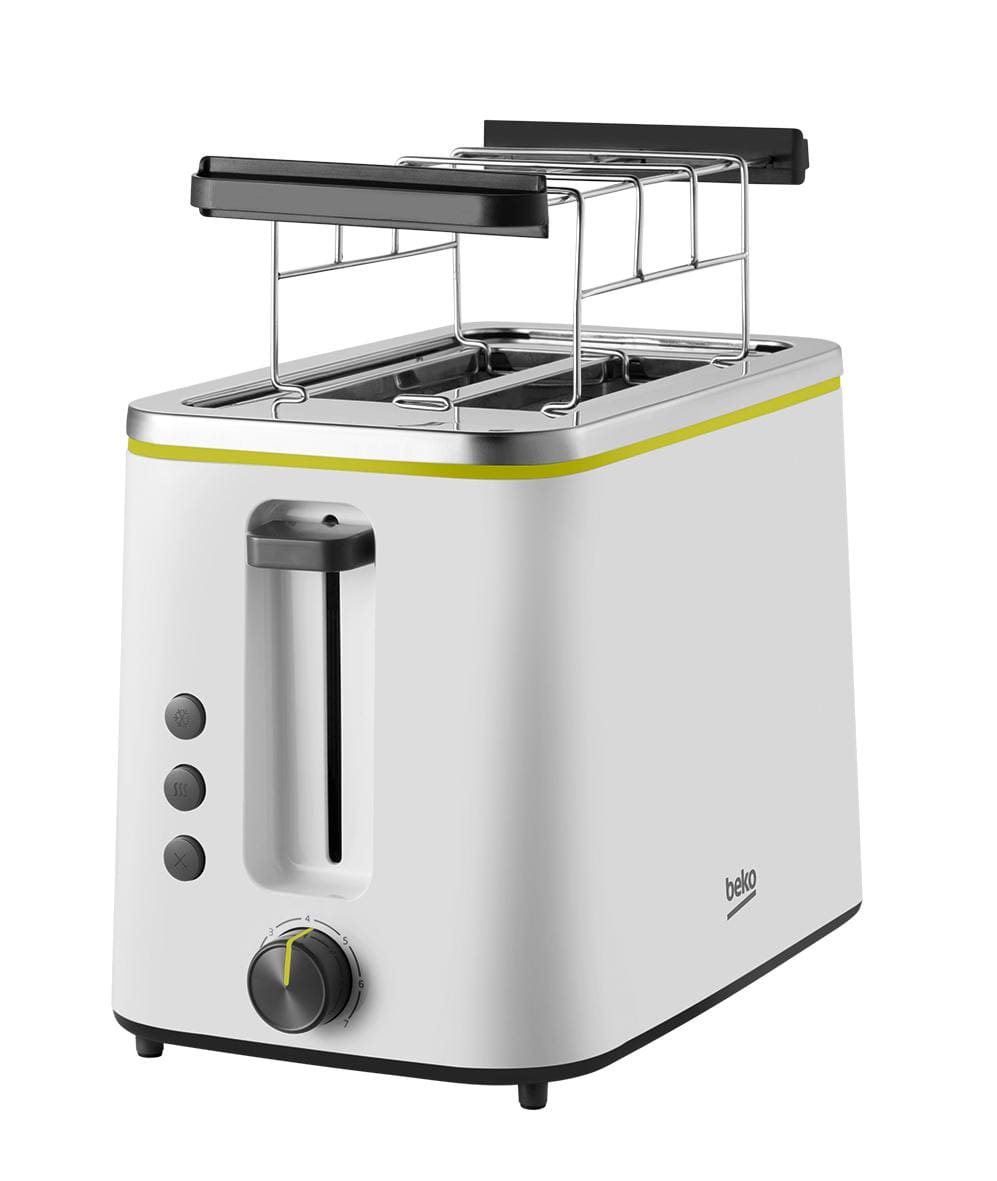 PC-Doc.ro Prajitor de paine Prajitor de paine Beko TAM4321W | 800W, 2 felii, 6 trepte, Alb