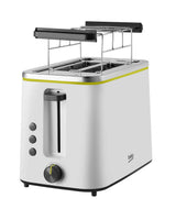 PC-Doc.ro Prajitor de paine Prajitor de paine Beko TAM4321W | 800W, 2 felii, 6 trepte, Alb
