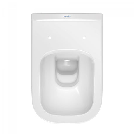 Duravit Vas wc + capac Duravit, Toilet-set w/m D-Code rimless washdown model, incl.s&c, w.SC, suspendat, evacuare orizontala, cu capac (0067390000), soft close, alb