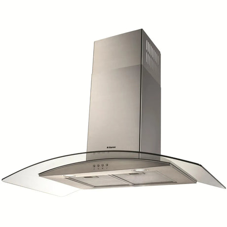 PC-Doc.ro Hota decorativa Hota Decorativa Hansa OKP931GH | 90cm, 650m³/h, 3 Viteze, Inox/Sticla