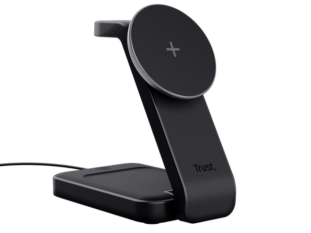 Suport Trust de incarcare magnetica wirelss  pentru  iPhone, Apple Watch si AirPods