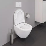 Duravit Vas wc Duravit, Toilet wm compact 480 mm D-Neo, white,rimless,wd-model,Durafix incl, suspendat, evacuare orizontala, fara capac (0021690000), fixare ascunsa, alb