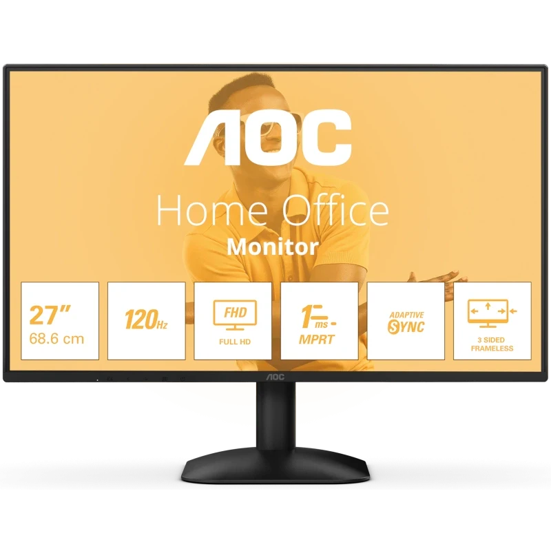AOC Monitor Basic-Line BasicLine 27 inch FHD IPS 1 ms 120 Hz (27B31H)
