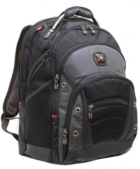 Wenger Synergy 16 inch Computer Backpack, Gray/Black