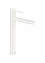 Roca Baterie lavoar Roca, Gama NU, monocomanda, marime XL, levier metalic PIN, cartus ceramic, fara set de evacuare, glossy white, alb