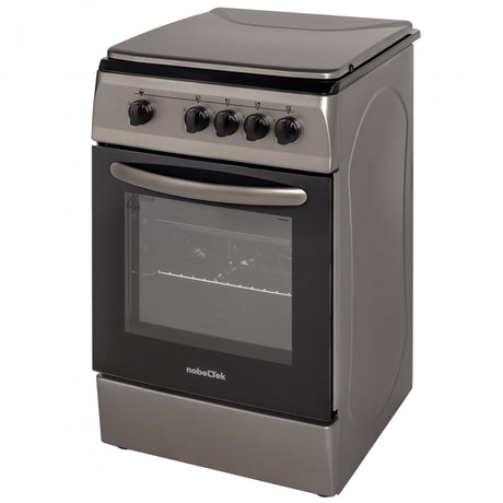 NobeLTek Cooking Aragaz Aragaz Nobeltek NLT 5601AG/G1 | 50x60cm, Plita Gaz, Cuptor Gaz, GPL/GN, Gri, 50x60x85cm