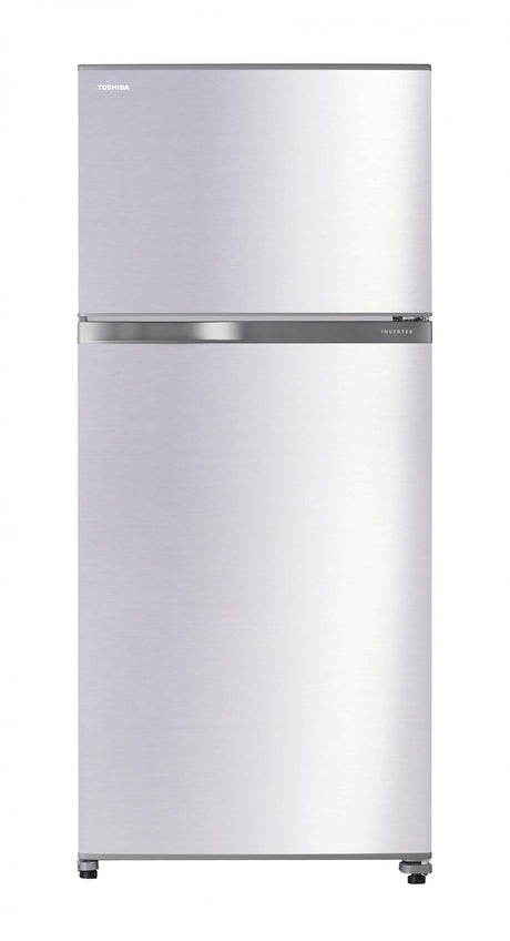TOSHIBA Frigider cu 2 usi Toshiba, NoFrost, 611L net, clasa E, compresor inverter, icemaker, antibacteria Ag+, Design Inox