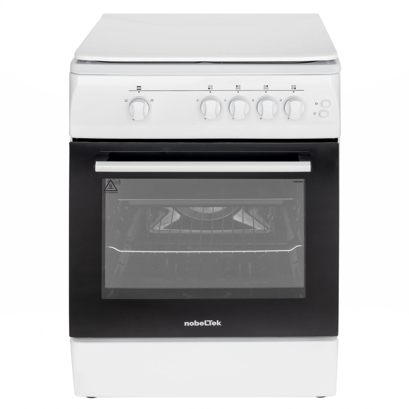 Nobeltek Aragaz Aragaz Nobeltek NLT 6603A/G1 | 60x60 cm, Plita + Cuptor Gaz, Grill, Gratare Fonta, 60x60x85cm
