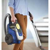 Philips Aspirator Philips fara sac Seria 2000, PowerCyclone 4, 850w, filtru de aer Super Clean, perie multifunctionala, design compact si usor, 9m lungime, Albastru