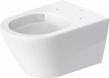 Duravit Vas wc Duravit, Toilet WM 540 mm D-Neo white, washdown, rimless, Durafix incl., suspendat, evacuare orizontala, fara capac (0021610000, 0021690000), alb