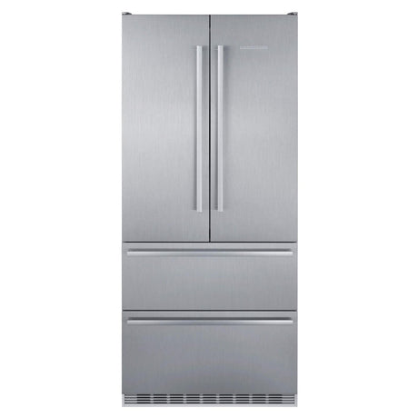 Liebherr Combina frigorifica, Gama: PremiumPlus, Clasa energetica: A++, Clasa climatica: SN-T, Culoare: inox, DuoCooling, Capacitate neta totala: 480, Capacitate neta racitor: 364, din care capacitate neta BioFresh: 69, Capacitate neta congelator: 116, Tip congela