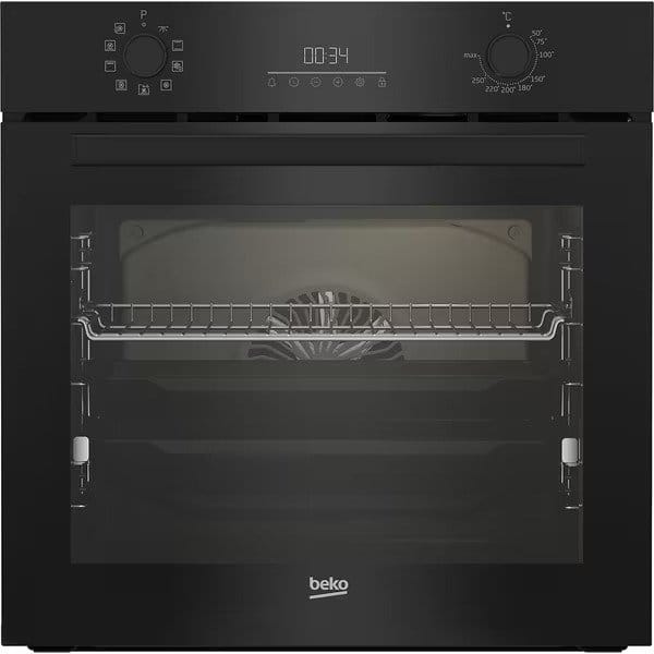 BEKO Cuptor electric Beko, 72l, Clasa A+, 9 programe, display, AeroPerfect, curatare catalitica, grill, SoftClose Door, negru