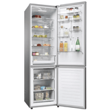 HAIER Combina frigorifica HAIER, No Frost, 406 l, H 205 cm, Clasa D, Wi-Fi, dark inox