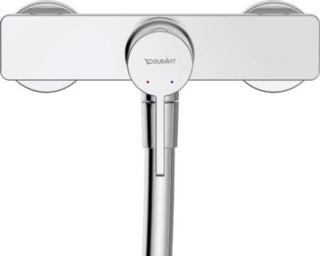 Duravit Baterie dus Duravit, D-Neo Single lever shower mixer, monocomanda, aparenta, cartus ceramic, crom