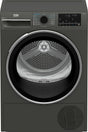 Beko Uscator de rufe Uscator de rufe Beko B3T49233MEU | 9kg, Pompa de caldura, Clasa D, 15 programe, Manhattan Grey