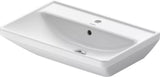 Duravit Lavoar Duravit, Washbasin 650mm D-Neo white with of, with tp, 1 th, montare pe perete, cu preaplin, gaura pt baterie, alb