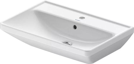 Duravit Lavoar Duravit, Washbasin 650mm D-Neo white with of, with tp, 1 th, montare pe perete, cu preaplin, gaura pt baterie, alb