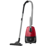 Philips Aspirator cu sac Philips PowerGo, S-bag, 750 W, Eticheta Energetica AAA, Filtru Antialergic, Tub Telescopic, Rosu