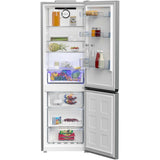 BEKO Combina frigorifica Beko, 316l, Clasa C, No Frost, Compresorul ProSmart Inverter, Display, AeroFlow, HarvestFresh, Metal look