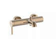 Roca Baterie cada Roca, Gama Ona, cartus ceramic, levier metalic, diverter, monocomanda, rose gold, auriu rose