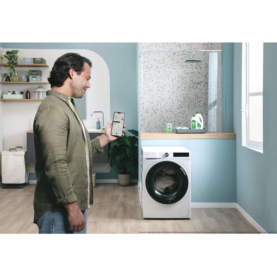 Candy Masina de spalat rufe Masina de spalat rufe Candy BR 412BL8-S | 12kg, 1400RPM, Clasa A, WiFi, Inverter, 59.5x68.1x85cm