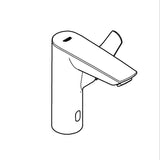 Grohe Baterie lavoar cu senzor infrarosu Grohe, Eurosmart OHM sensor basin 6V, hibrida, alimentare 6V, optiune operare manuala, mixare apa, cartus ceramic, program dezinfectie, crom
