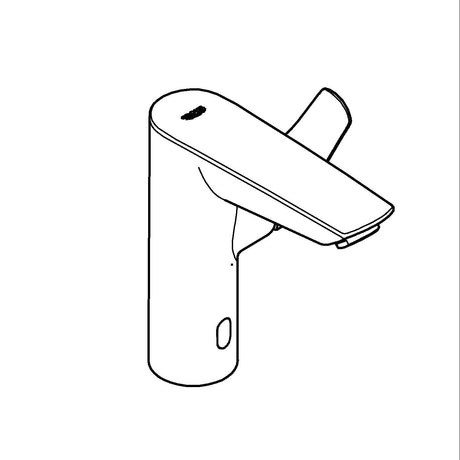 Grohe Baterie lavoar cu senzor infrarosu Grohe, Eurosmart OHM sensor basin 6V, hibrida, alimentare 6V, optiune operare manuala, mixare apa, cartus ceramic, program dezinfectie, crom