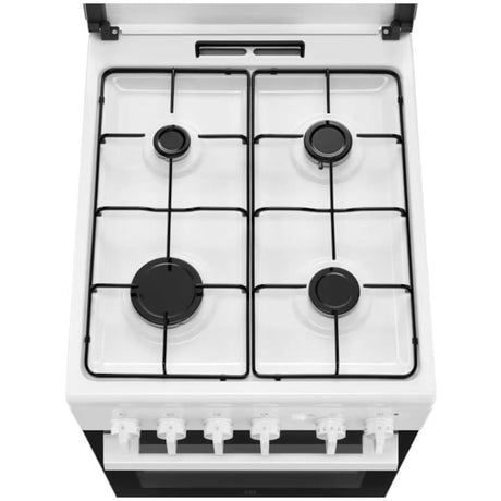 ELECTROLUX Aragaz gaz, 50x60 cm; 4 arzatoare gaz; Siguranta, cataliza;Grill electric; Iluminare cuptor