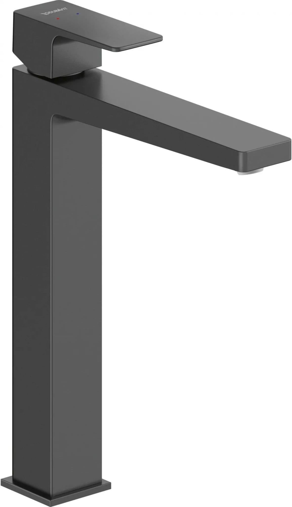 Duravit Baterie lavoar Duravit, Manhattan single lever bas. mixer XL with pull-rod, monocomanda, marime XL, cartus ceramic, fara set de evacuare, schwarz mat, negru mat