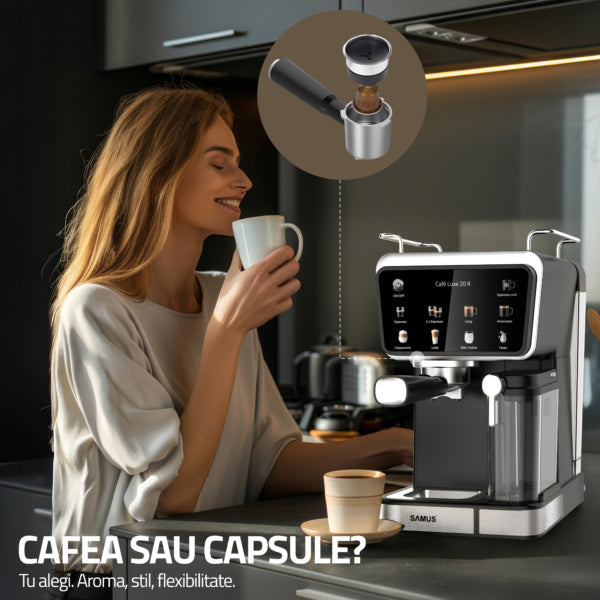 Espressor Automat Samus CAFE LUXE 20 K | 20 Bar, 1.8L, Cappuccino