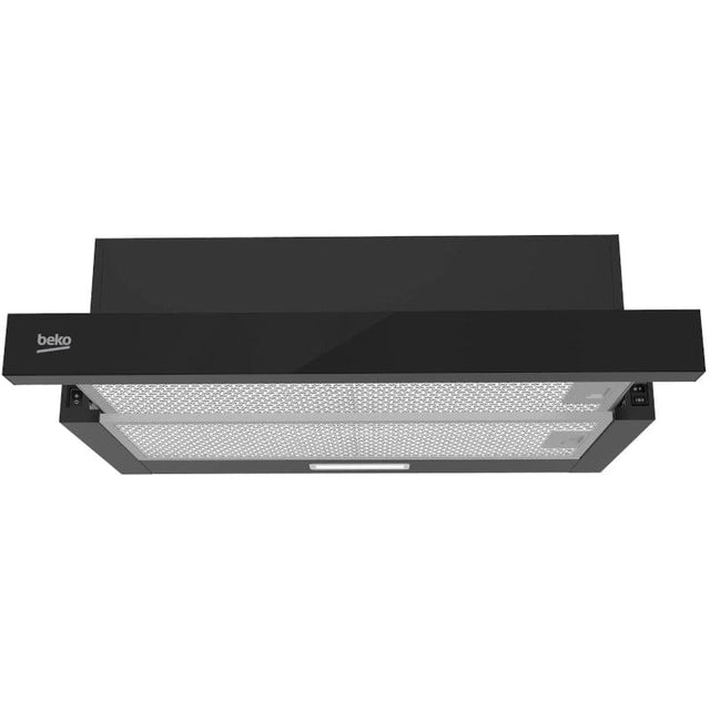 Beko Hota telescopica Hota Telescopica Beko HNT63322BH | 60cm, 320mc/h, LED, Sticla Neagra