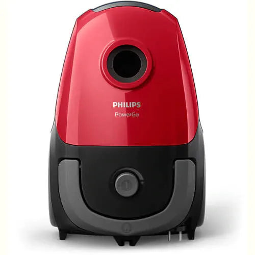 Philips Aspirator cu sac Philips PowerGo, S-bag, 750 W, Eticheta Energetica AAA, Filtru Antialergic, Tub Telescopic, Rosu