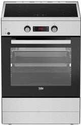 Beko Aragaz Aragaz Beko FSM69301SXT | Plita inductie, Cuptor electric 72L, 8 functii, 60cm, Inox