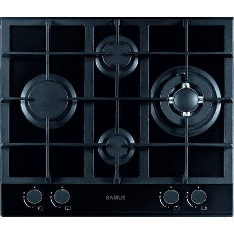 Samus Pachet built in Pachet Built-in Samus ONL52 | Cuptor Electric SC634GDT15H, 74L, Clasa A+, + Plita Gaz PSG-64SG2, 4 Arzatoare, aprindere electrica, arzator wok, sticla neagra