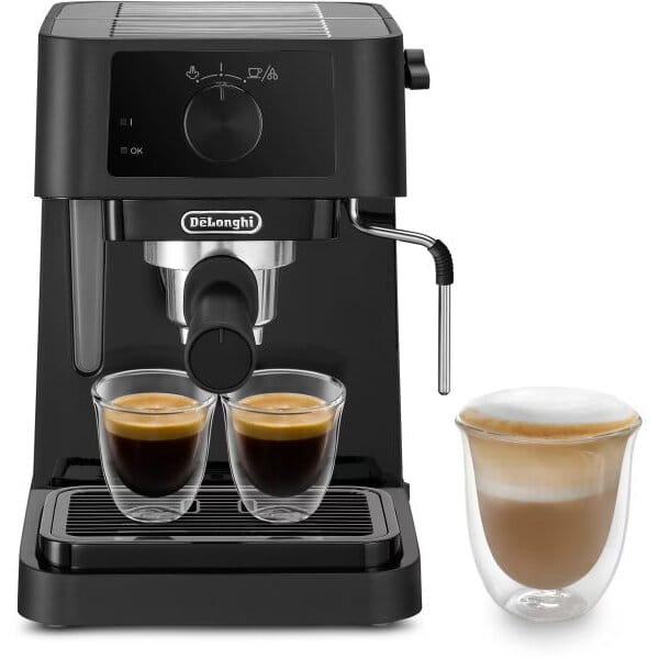 DELONGHI Espresor cu pompa DeLonghi Stilosa EC230.BK, 1 l, 1100 W, Negru