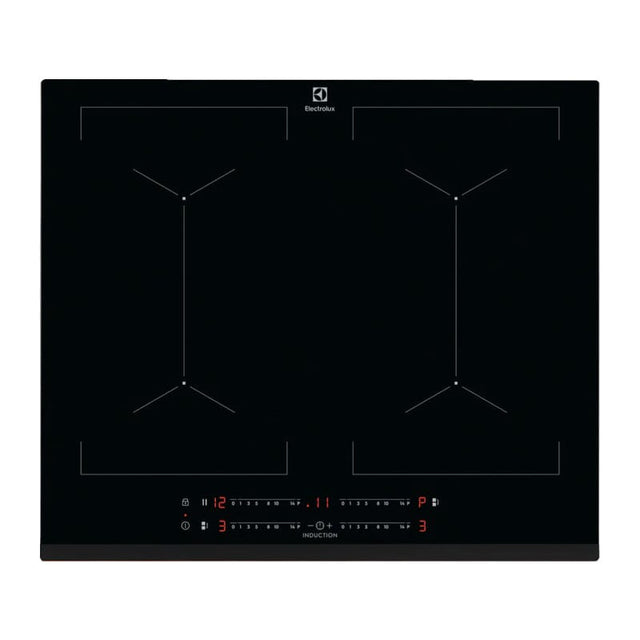 Electrolux Plita incorporabila Electrolux, Inductie, 4 zone de gatit, Touch control, 60 cm, Sticla neagra